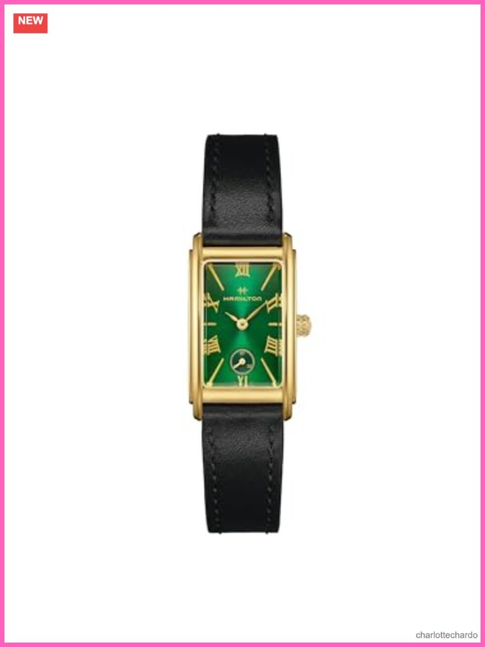 Hamilton Ardmore Swiss Quartz Dress Watch Leather Strap